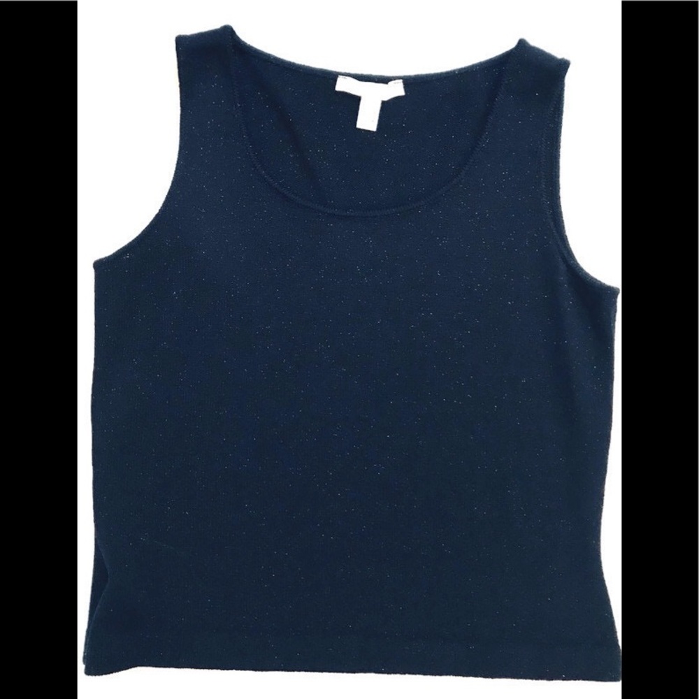 St. John Dk. Navy Metallic Tank